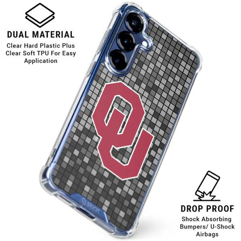 University of Oklahoma Sooners Digi Galaxy S25 Clear Case